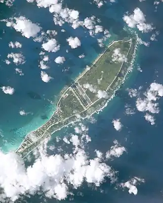 Luchtfoto van Coëtivy