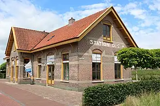 Voormalig tramstation van de Dedemvaartsche Stoomtramweg-Maatschappij (DSM)