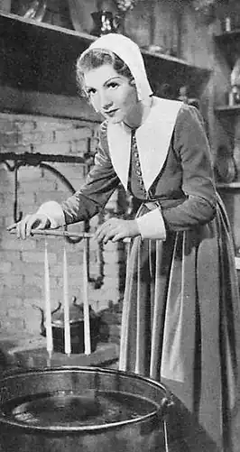 Claudette Colbert in Maid of Salem