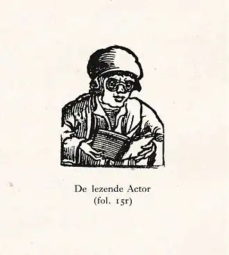 Afbeelding van Colijn Caillieu in de editie van tDal sonder wederkeere van Paul de Keyser uit 1936 (pag. 142)