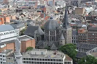 De Sint-Janskerk in het centrum van Luik