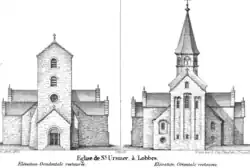 West- en oostfaçade