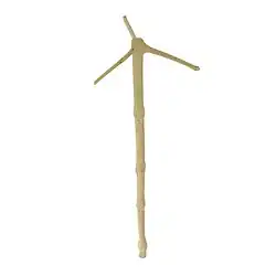 Garde (pal'i lele) gemaakt van Randia aculeata