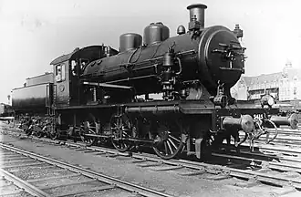 NS 3415 op het goederenemplacement Amsterdam Rietlanden (1920-1940)