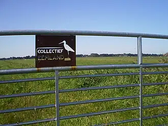 hek in de polder bij Eemnes