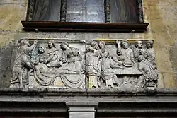 Beeldhouwwerk van het verdwenen doksaal - Lamentatie en Laatste Avondmaal