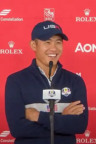 Morikawa op de Ryder Cup in 2021