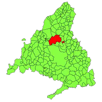 Kaart van Colmenar Viejo