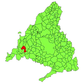 Kaart van Colmenar del Arroyo