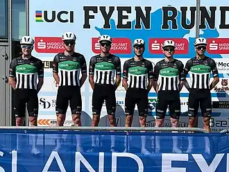 De ploeg bij Fyen Rundt in 2023.