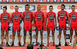 Team presentatie bij de Clásico RCN 2012