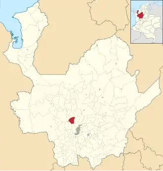 Locatie van San Jerónimo