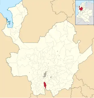 Locatie van Santa Bárbara