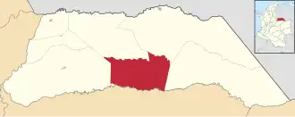 Locatie van Puerto Rondón