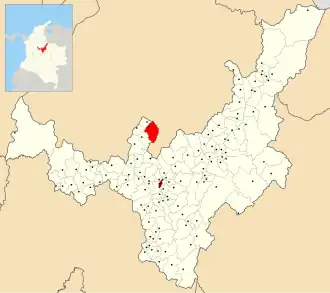 Locatie van Chitaraque