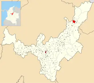 Locatie van Guacamayas