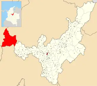 Locatie van Puerto Boyacá