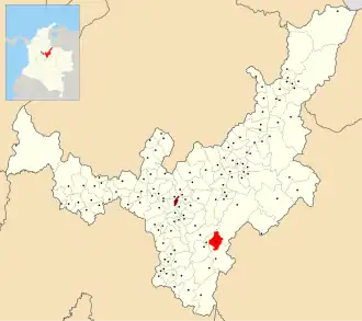 Locatie van San Eduardo