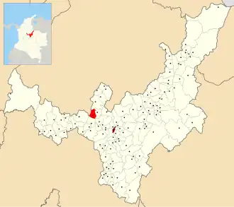 Locatie van Santa Sofía