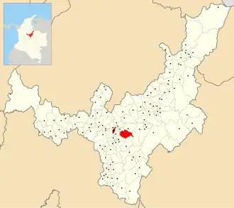 Locatie van Siachoque