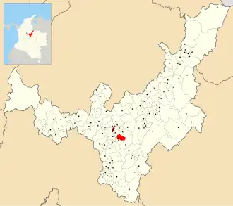 Locatie van Viracachá