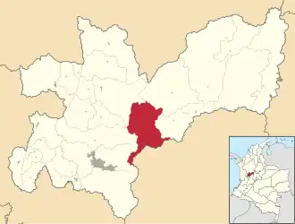 Locatie van Marulanda