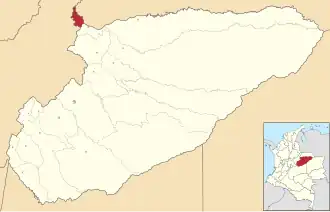 Locatie van La Salina