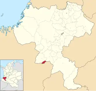 Locatie van Florencia