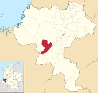Locatie van Patía