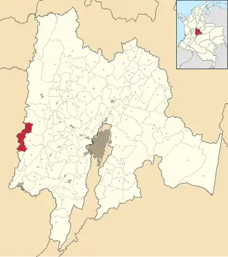 Locatie van Beltrán