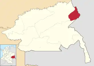 Locatie van Cacahual