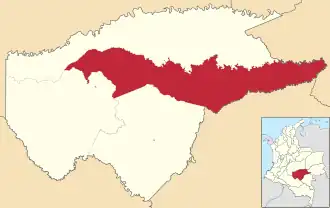 Locatie van El Retorno