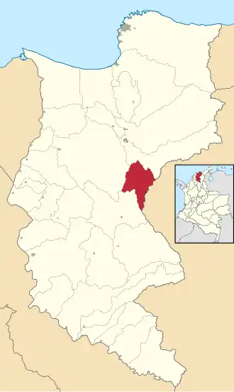 Locatie van Algarrobo