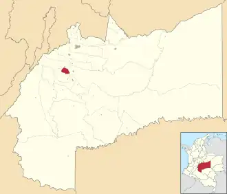 Locatie van El Dorado