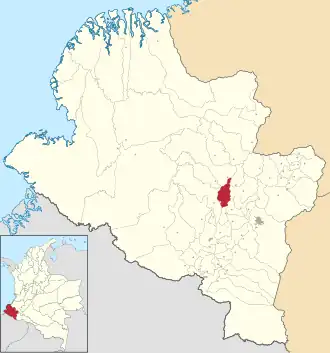 Locatie van Linares