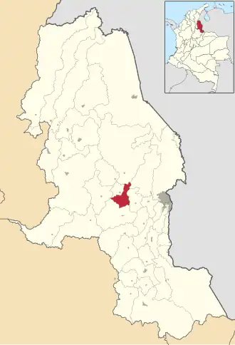 Locatie van Gramalote