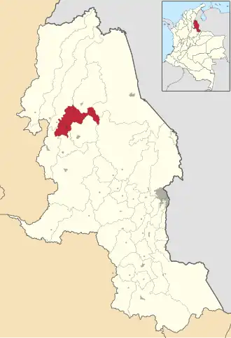 Locatie van San Calixto