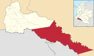 Locatie van Puerto Leguízamo