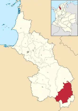 Locatie van Majagual