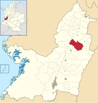 Locatie van Bugalagrande