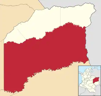 Locatie van Cumaribo