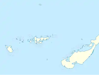 Kaart van Rosario-eilanden