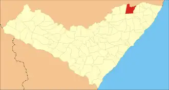 Kaart van Colônia Leopoldina