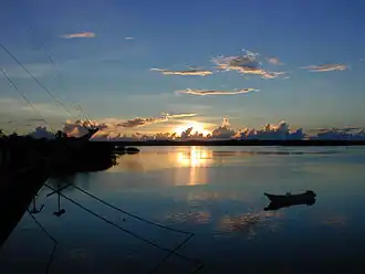 Zonsondergang in Colonia