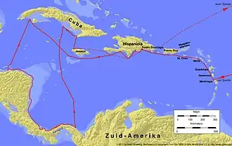 Columbus' vierde reis