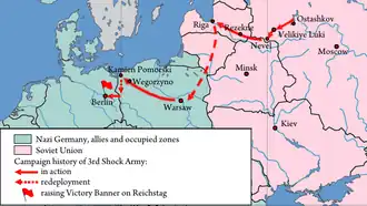 Opmars van het 3e Stoottroepenleger