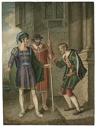 Scène uit Shakespeares A Comedy of Errors