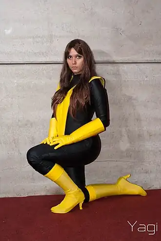 Cosplayer Kitty Pryde tijdens Comic Con Experience - 2014