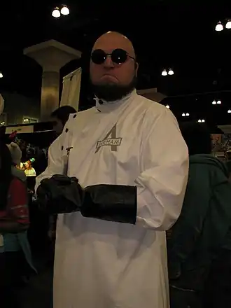 Cosplayer - Hugo Strange tijdens Comikaze 2013.