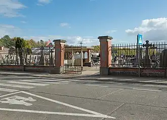 Toegang tot de begraafplaats